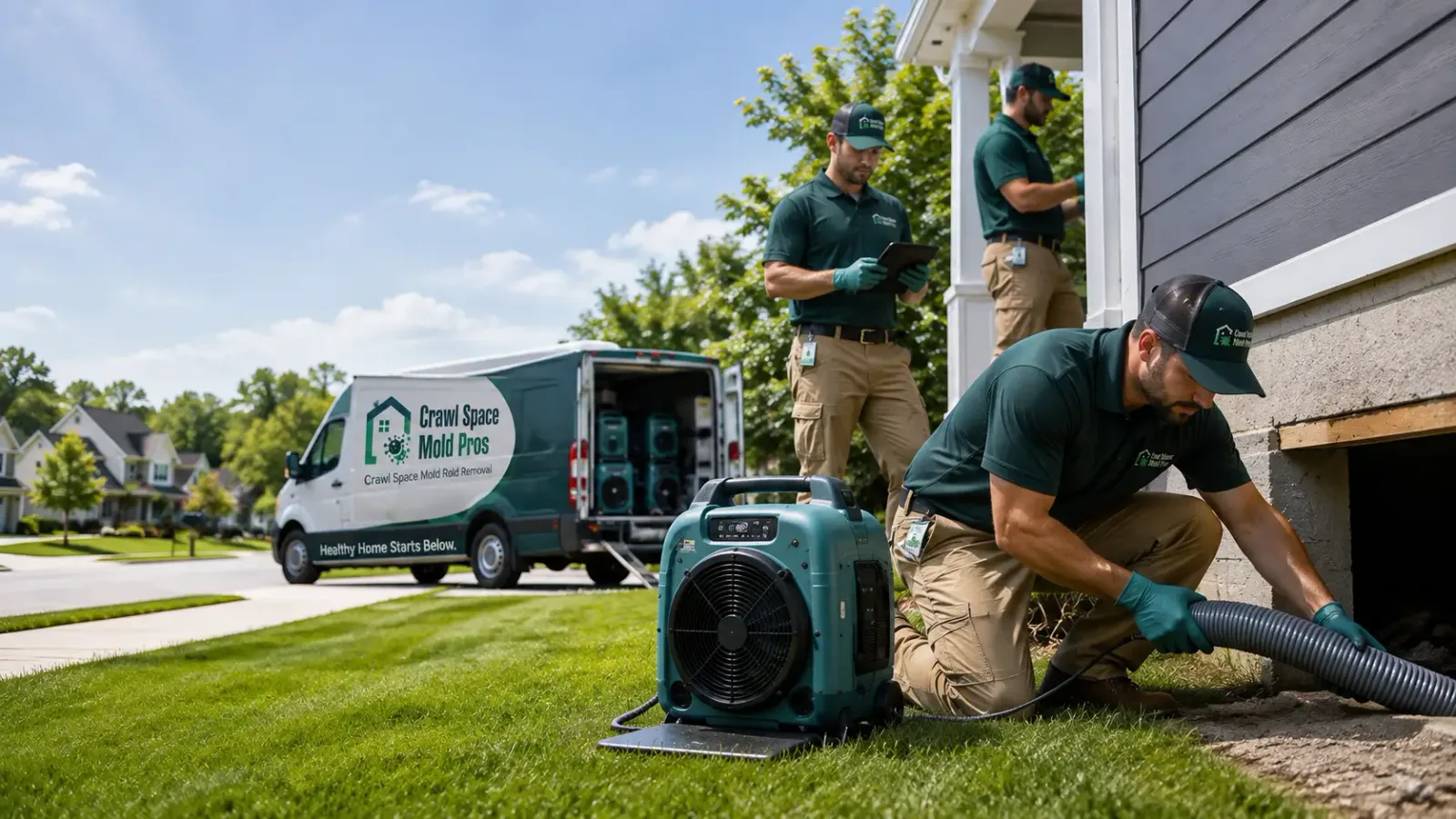 Crawl Space Mold Removal in Woolwich, ME